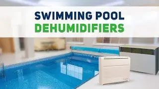 Swimming pool dehumidifier for reducing moisture around swimming pools in hotels, villa, apartments