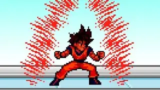Super Smash Flash 2 v0.8b: Goku VS. Sonic VS. Mario VS. Kirby
