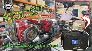 No more dead batteries! Laptops, GOPRO Camera, Flashlights charge all at once WORKFLOW ON STEROIDS!