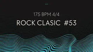 DRUM TRACK # 53 rock clásico 175 BPM 4/4