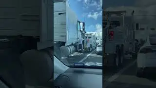 Truck towing in the USA 