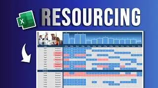 Excel One pager Task and Resource Management | Build it Yourself | Project Management