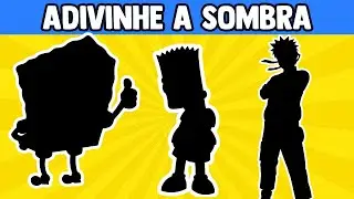 ADIVINHE os PERSONAGENS pela SOMBRA - Parte 3