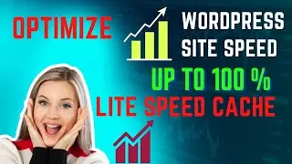Wordpress Speed Optimization By Lite Speed Cache - How To Speed Up Website Speed