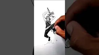 drawing god usop #drawing #anime #onepiece