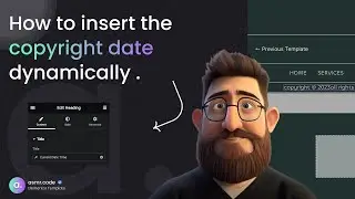How to insert copyright date dynamically with Elementor - in 1 minute