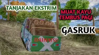 Gasruk !! Gran Max Muat Kayu Lewat Di Tanjakan Extreme MBU Pickup simulator | Api Long S Gaming