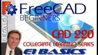 E1 FreeCAD Basic 3D Solid Modeling Tutorial for Beginners