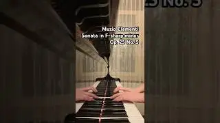 M. Clementi, Sonata in F-sharp minor Op. 25 No. 5 || Муцио Клементи Соната fis-moll Соч. 25 № 5