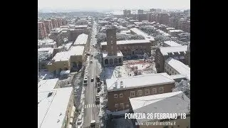 Neve a Pomezia | Riprese Aeree con Drone