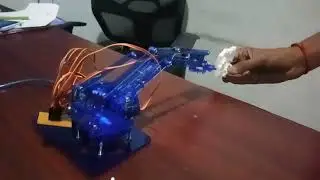 Three axis Robotic Arm control using Arduino uno ||  Robotic arm automation