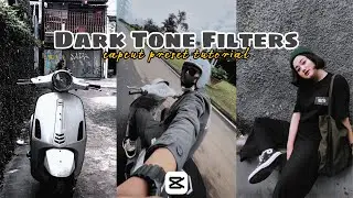 Filter capcut aesthetic || Dark tone filter terbaru capcut