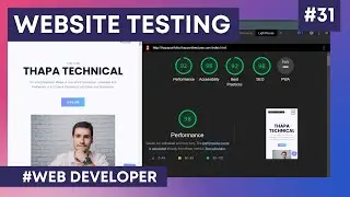 Website Development in Hindi #31:  Testing Our Website Performance & Speed 🔥