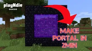 How to make portal in minecraft || Minecraft portal || playNdie gaming