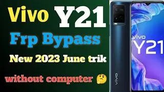 VIVO Y21A Y21S Y21 FRP BYPASS | Pattern Unlock Done Without PC | Unlock Google Account Lock New 2023