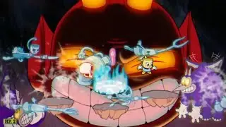 Cuphead la pelea final contra el Diablo