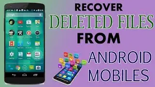 How to Recover Deleted Files pictures From Android Phone urdu