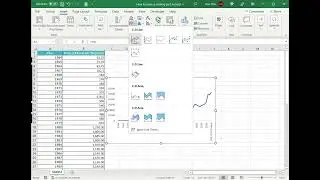 How to make a semi log plot in Excel