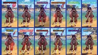 Hu Tao - Weapon Comparison - Genshin Impact