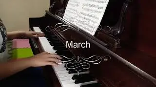 March (Giocoso) by J. S. Bach - Piano Cover by Venice Angeli