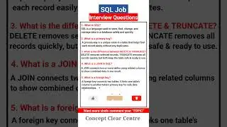SQL Job Interview Questions and Answers to ace your Dream Job