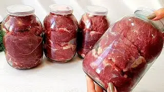 БЕЗ ХОЛОДИЛЬНИКА! Мясо НЕ Испортится в течение 1 года! Запасайтесь едой! #говядина #тушенка