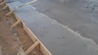 Закончена заливка бетона - 22 видео из 23
