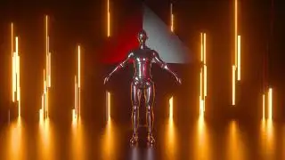 Iron man on abstract background | No Copyright Background Video