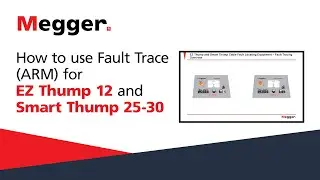 How to use Fault Trace (ARM) for EZ Thump 12 and Smart Thump 25-30