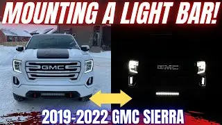 The Perfect OEM-Style Light Bar Install on a 2019-2023 GMC Sierra AT4, Denali! Non-refresh