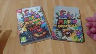 Super Mario 3D World + Bowsers Fury SteelBook Edition Nintendo Switch Unboxing