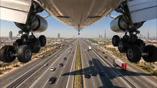Plane Emergency Crash Landing😱 Boeing 747 Crash After Landing | MSFS 2024