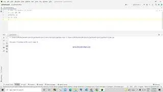 Python Tutorial-1 Swap Two Numbers in Python