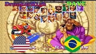 World Heroes Perfect ➤ Drunk0rH1gh (Usa) vs DAVE (Brazil)