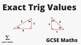 Exact Trig Values | GCSE Maths