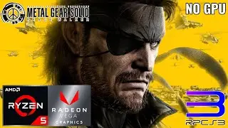 METAL GEAR SOLID PEACE WALKER RPCS3 Benchmark On Ryzen 5 5600G Vega 7 (NO GPU) || Ghost Benchmark.