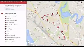Traseu retur tramvai 42 RATB Bucureşti - Google Maps