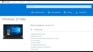 Windows 10 Contact Support