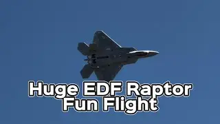 AF Models F-22 Raptor With 105mm EDF from Banana Hobby is Insane!