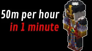 How to make 50m per hour in just 1 minute [hypixel skyblock]