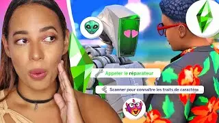 Un robot qui DRAGUE dans les SIMS 4 💖 | Sims 4 Amour Fou 