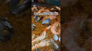 PROVEI PAELLA EM BARCELONA! #comida #paella #frutosdomar #food #espanha #barcelona #restaurante