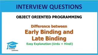 Early Binding vs Late Binding | Interview Questions | OOP | (Urdu + Hindi)