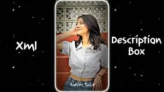 NASHE SI CHADH GAYI 🥵🤤|| HINDI XML FILE 🥂🐰 || NEW TREND XML 🐱🌹 || PRESETS BY @fahimrdx