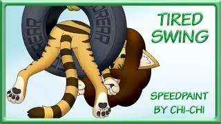 Furry Speedpaint - Tired Swing
