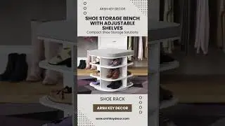 Shoe Storage Bench: Shoe Rack #shorts