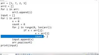 Print the array in sorted reverse order  | Python coding