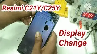 realme c21y display change