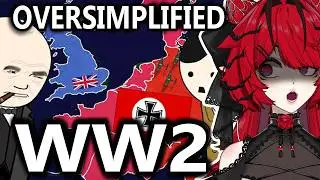GERMAN VTUBER reacts to WW2 Oversimplified