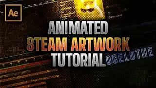 How to make an Animated Steam Artwork with After Effects [with Saber plugin]